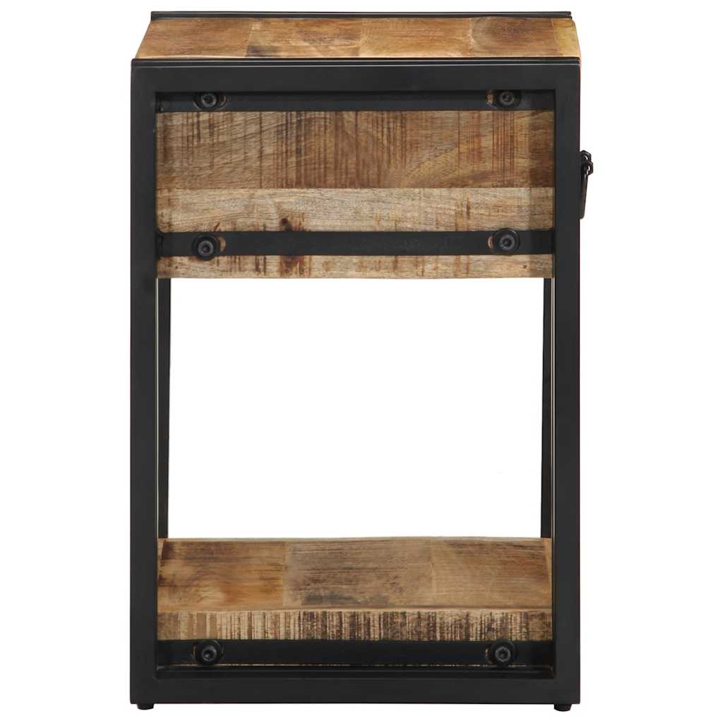 vidaXL Κομοδίνα 2 τεμάχια 40x35x50 cm Στερεό ακατέργαστο ξύλο Mango