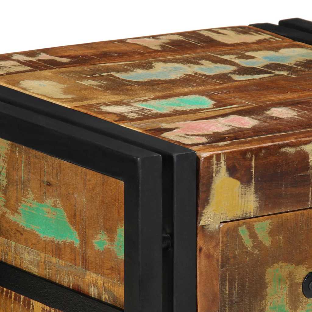 vidaXL Κομοδίνο 2 pcs 40 x 35 x 50 εκ. Μασίφ ανακυκλωμένο ξύλο