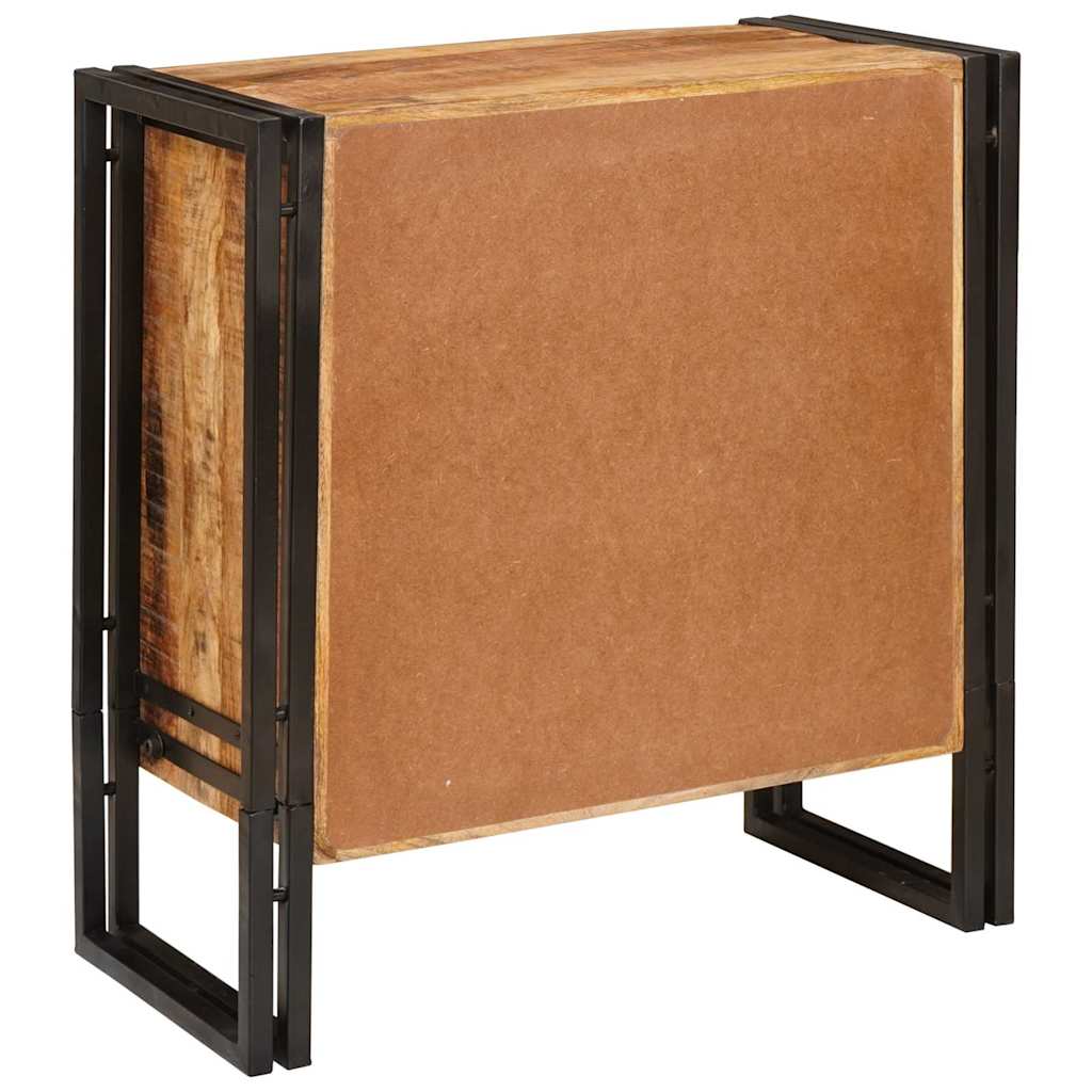 vidaXL Πλαϊνό γραφείο Καφέ 66 x 33 x 70 εκ. Μασίφ ξύλο μάνγκο