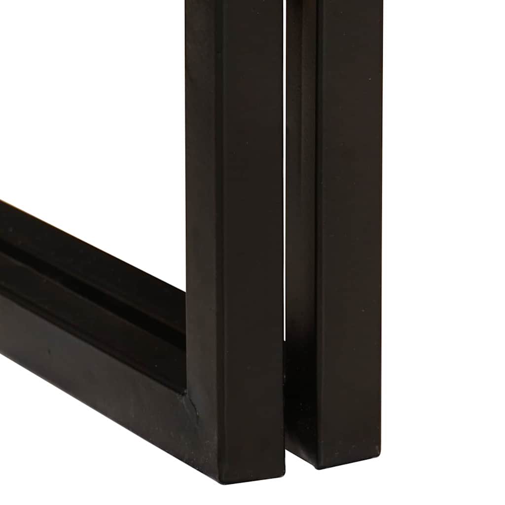 vidaXL Πλαϊνό γραφείο Καφέ 66 x 33 x 70 εκ. Μασίφ ανακυκλωμένο ξύλο