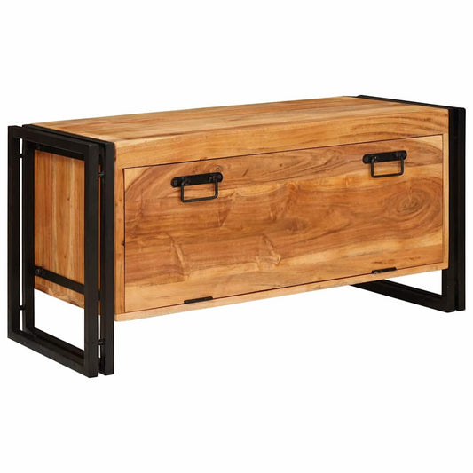 vidaXL Ντουλάπα Παπουτσιών Καφέ 90 x 38 x 45 εκ. Μασίφ ξύλο ακακίας