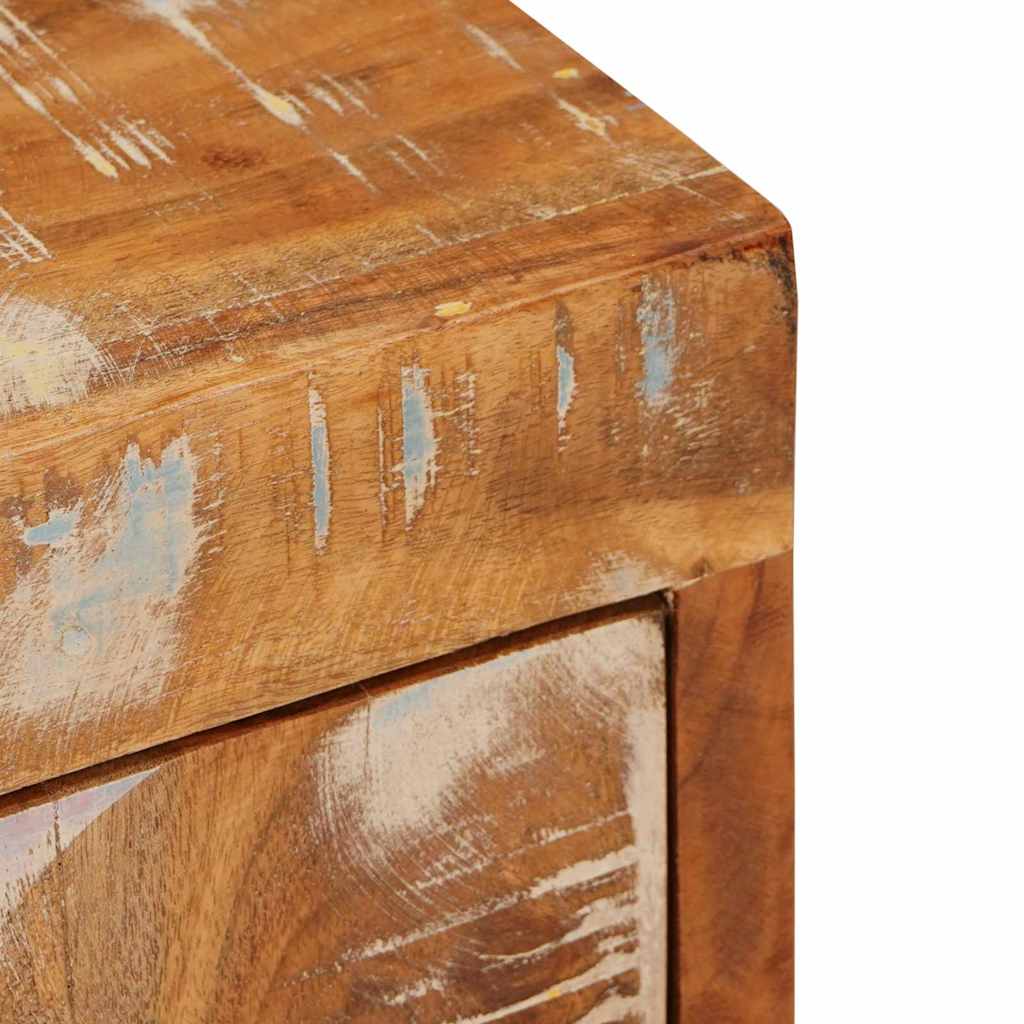 vidaXL Κομοδίνο Καφέ 35 x 33 x 48 εκ Ανακτημένο Στερεό Ξύλο
