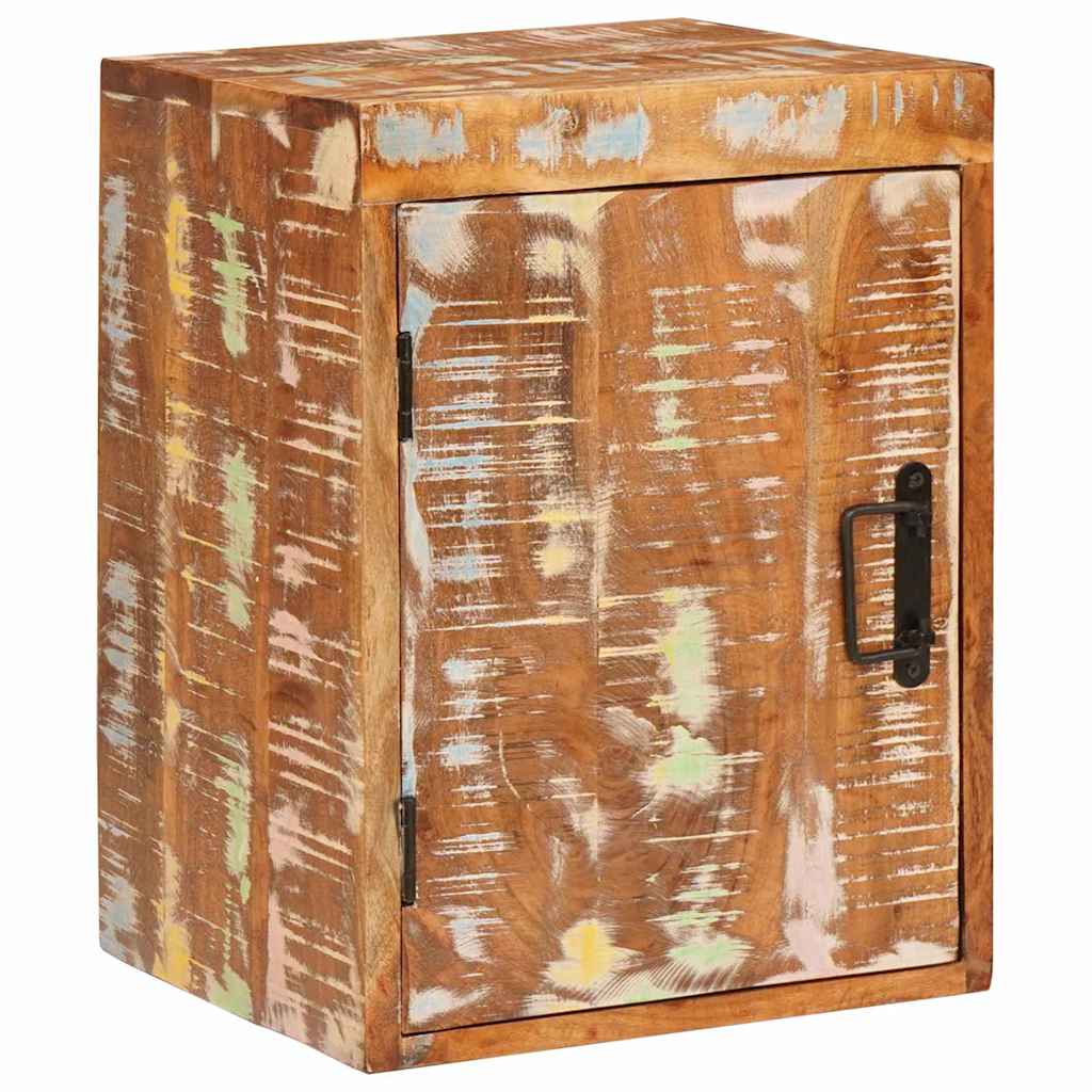 vidaXL Κομοδίνο 2 pcs Καφέ 35 x 33 x 48 εκ Ανακτημένο Στερεό Ξύλο