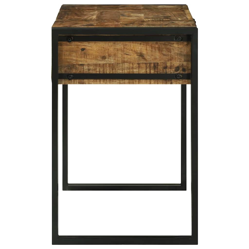 vidaXL Τραπέζια Ντυσίματος Κρεβατοκάμαρας Καφέ Μασίφ ξύλο μάνγκο