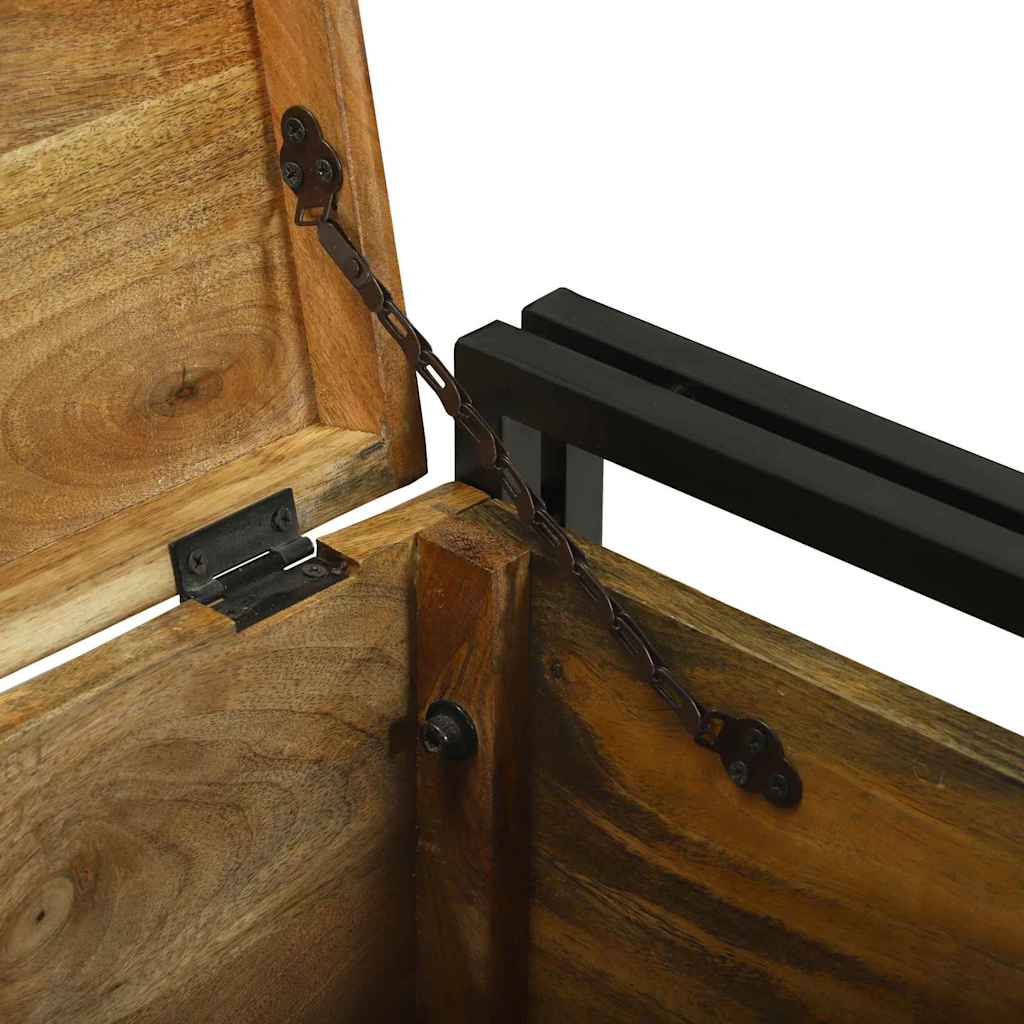 vidaXL Κουτί Αποθήκευσης 50 x 50 x 50 εκ - Στερεό Ξύλο Μάνγκο