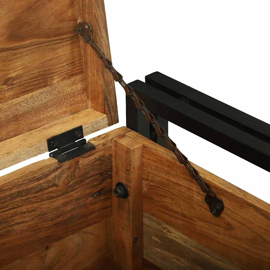 vidaXL Κουτί αποθήκευσης Καστανό 50 x 50 x 50 cm Μασίφ ξύλο ακακίας