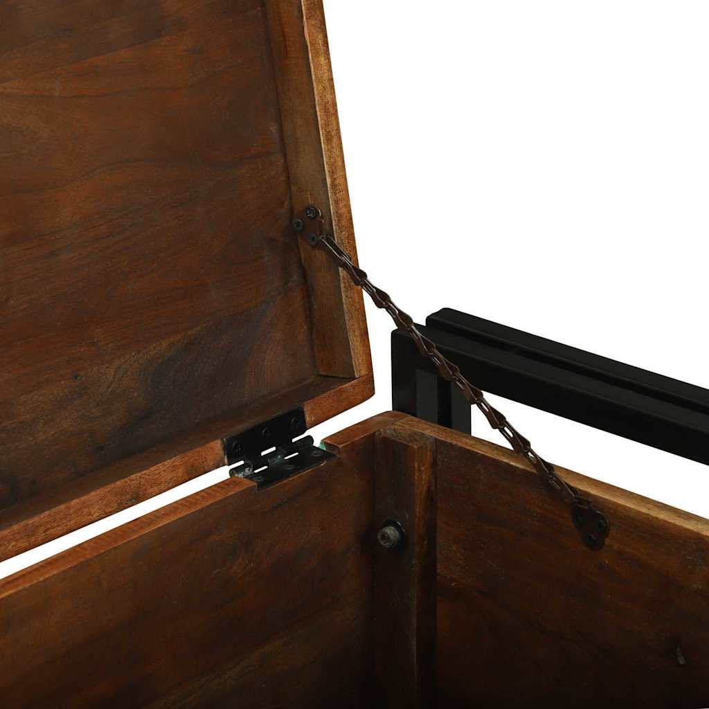 vidaXL Πολύχρωμο Κουτί Αποθήκευσης 80x50x50 εκ. Φτιαγμένο από Ανθεκτικό Ξύλο