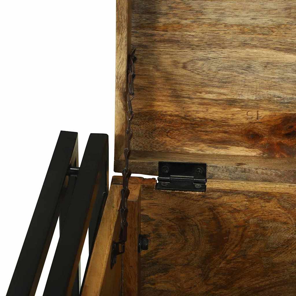 vidaXL Αποθηκευτικό Κουτί - 40 x 40 x 40 εκ, Ξύλο Μάνγκο