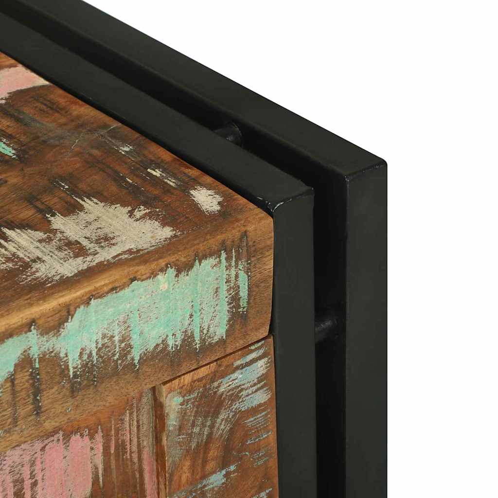 vidaXL Κουτί αποθήκευσης Πολύχρωμο 40 x 40 x 40 cm Μασίφ ξύλο ακακίας