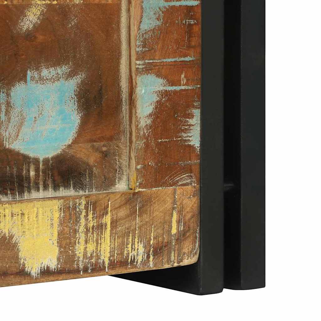 vidaXL Κουτί αποθήκευσης Πολύχρωμο 40 x 40 x 40 cm Μασίφ ξύλο ακακίας