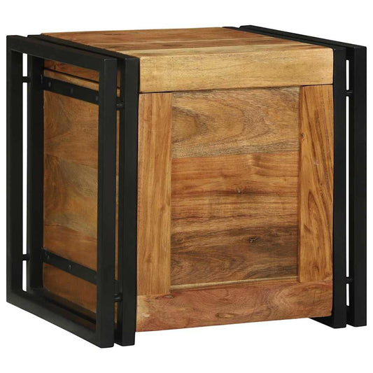 vidaXL Κουτί αποθήκευσης 40 x 40 x 40 cm Στερεό Ξύλο Ακακίας