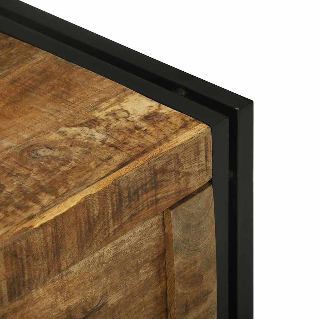 vidaXL Κουτί αποθήκευσης Καφέ και Μαύρο 60 x 40 x 41 εκ