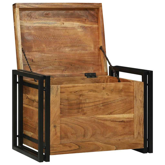 vidaXL Κουτί Αποθήκευσης 60x40x41 εκ. - Στερεό Ξύλο Ακακίας