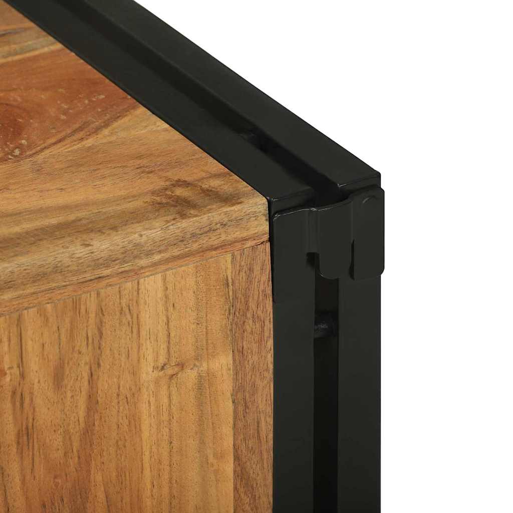 vidaXL Ράφι κρασιών 34.5x35x39 εκ. μασίφ ξύλο ακακίας