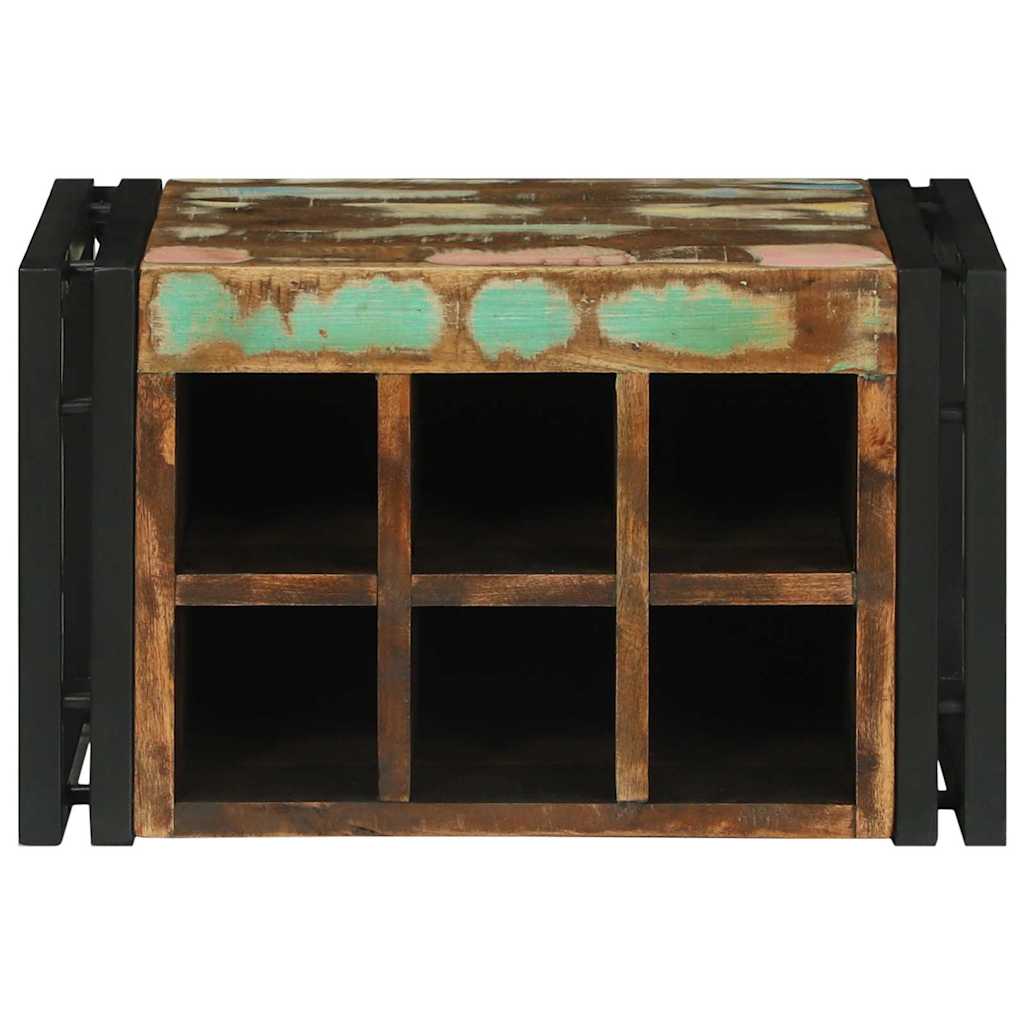 vidaXL Ράφι Κρασιού 46x35x27.5 εκ. Ανακυκλωμένο Ξύλο