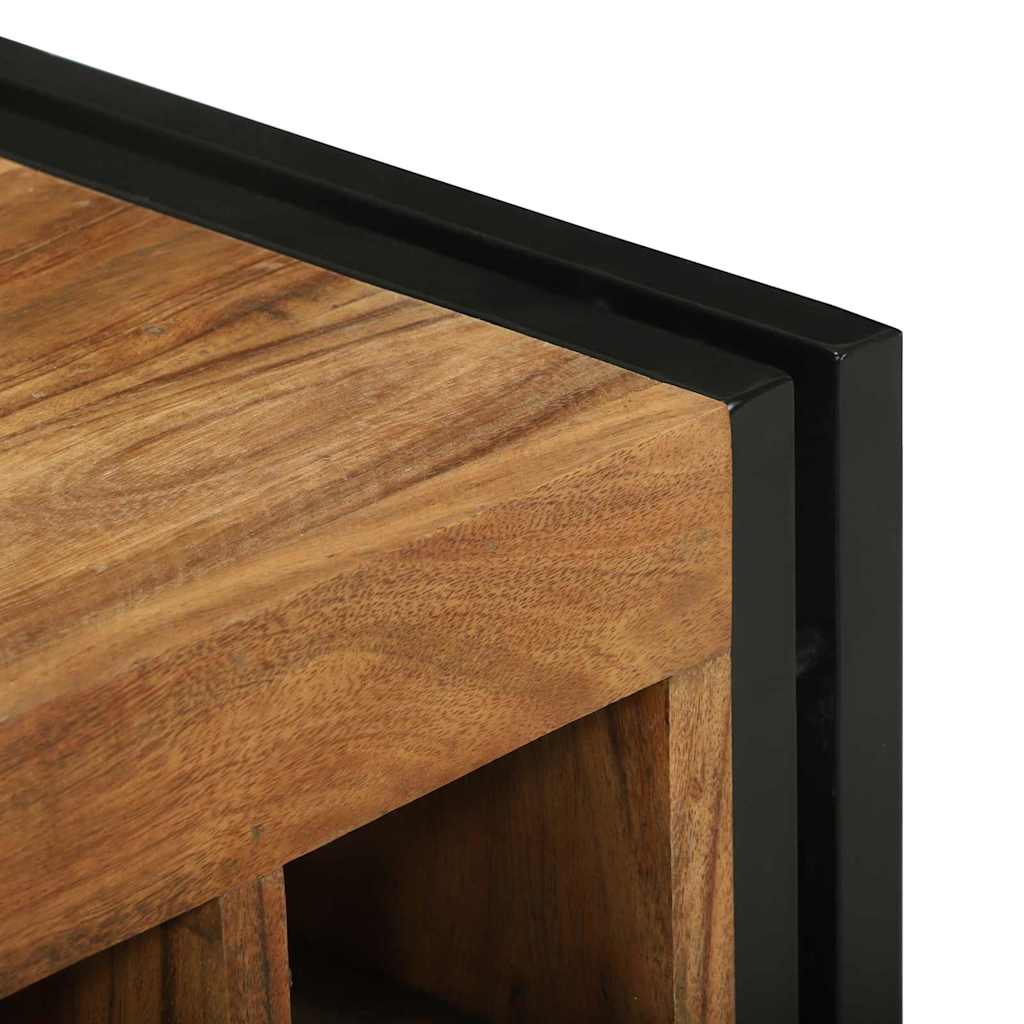 vidaXL Ράφι Κρασιού 46x35x27.5 cm Μασίφ Ξύλο Ακακίας