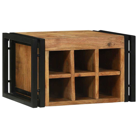 vidaXL Ράφι Κρασιού 46x35x27.5 cm Μασίφ Ξύλο Ακακίας