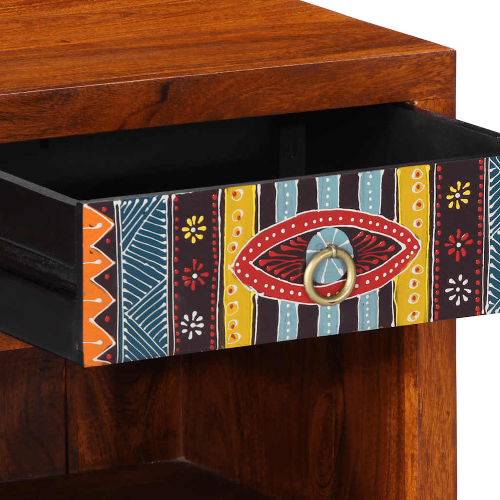 vidaXL Κομοδίνο 2 τεμάχια 40x35x45 cm μασίφ ξύλο ακακίας