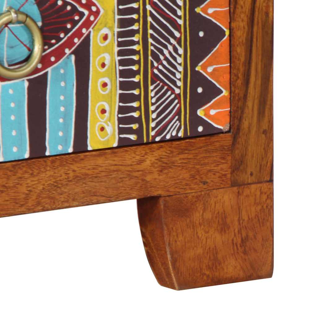 vidaXL κομοδίνο 35x35x45 cm μασίφ ξύλο ακακίας