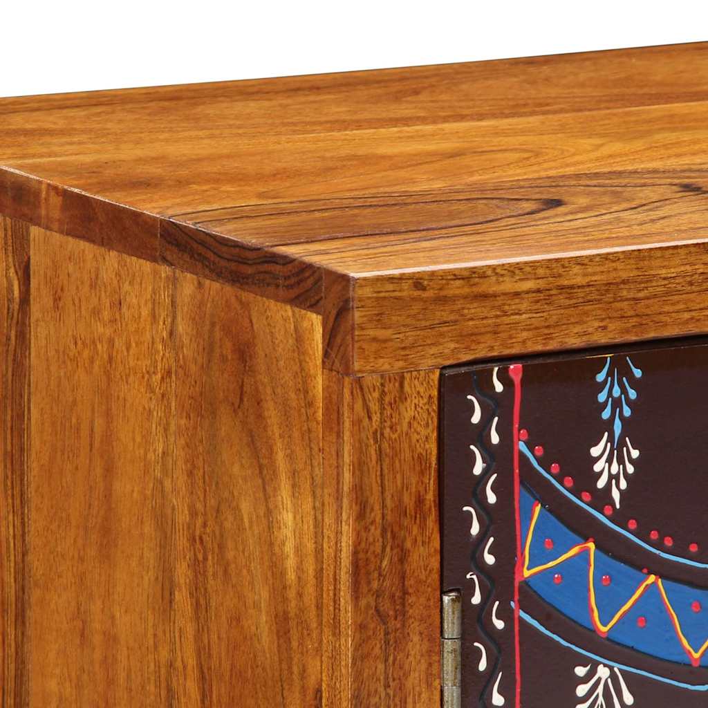 vidaXL Sideboard Πολύχρωμο 50x35x60 μασίφ ξύλο ακακίας