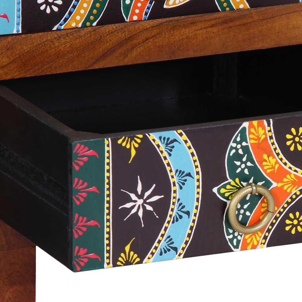 vidaXL Sideboard Πολύχρωμο 50x35x60 μασίφ ξύλο ακακίας