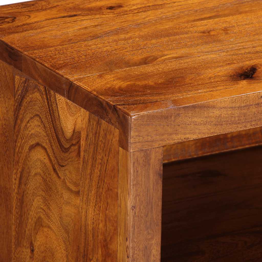 vidaXL Ντουλάπι τηλεόρασης πολύχρωμο 110x30x40 μασίφ ξύλο ακακίας