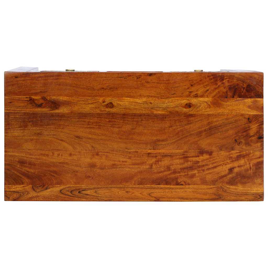 vidaXL Γραφείο με συρτάρι Καφέ 100 x 50 x 75 cm Μασίφ ξύλο ακακίας