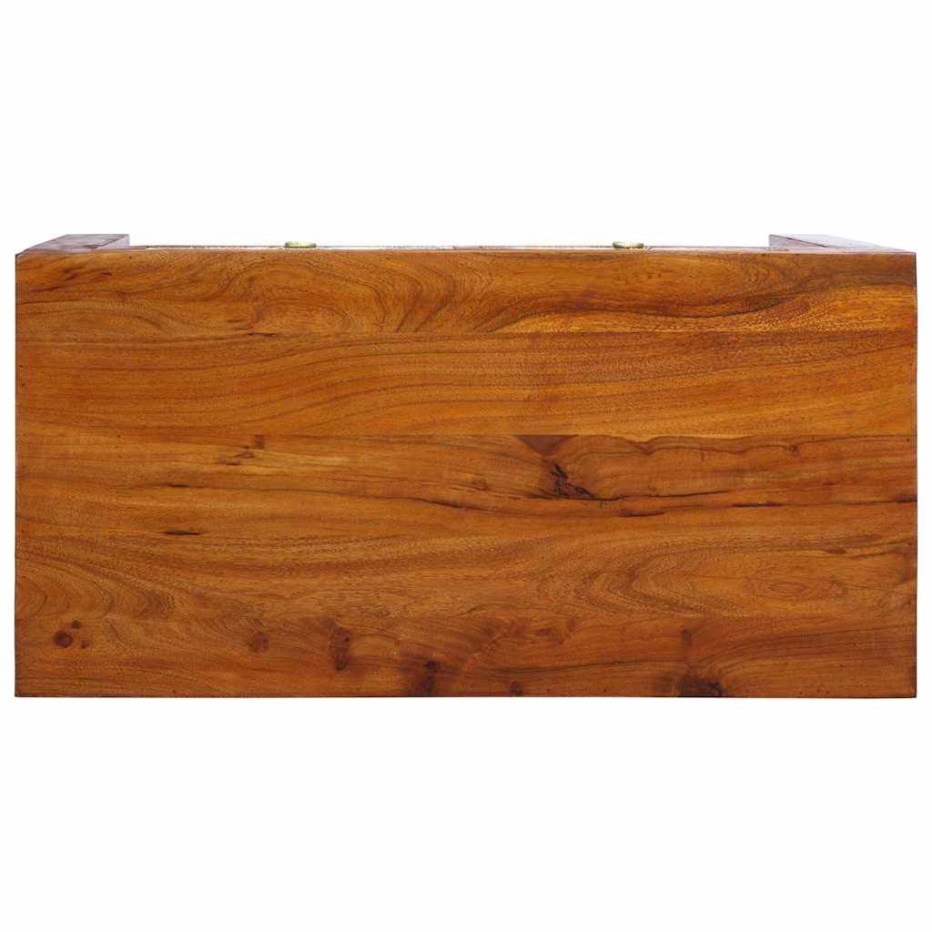 vidaXL Γραφείο με συρτάρι Καφέ 100 x 50 x 75 cm Μασίφ ξύλο ακακίας