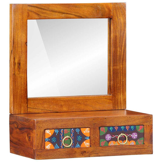 vidaXL Ντουλάπα Τοίχου Καφέ 40 x 20 x 50 εκ Μασίφ ξύλο ακακίας