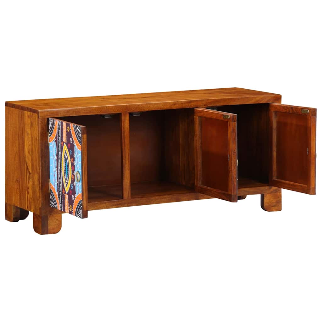 vidaXL Πάγκος για παπούτσια καφέ μελί 100 x 35 x 45 εκ.