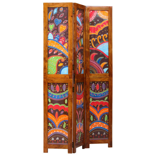 vidaXL Διαχωριστικό Δωματίου Μέλι Καφέ 105 x 1,5 x 180 εκατοστά