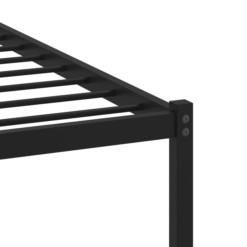vidaXL Σκελετός Κρεβ. Χωρίς Στρώμα Sonoma Δρυς 75x190 εκ. Μεταλλικό