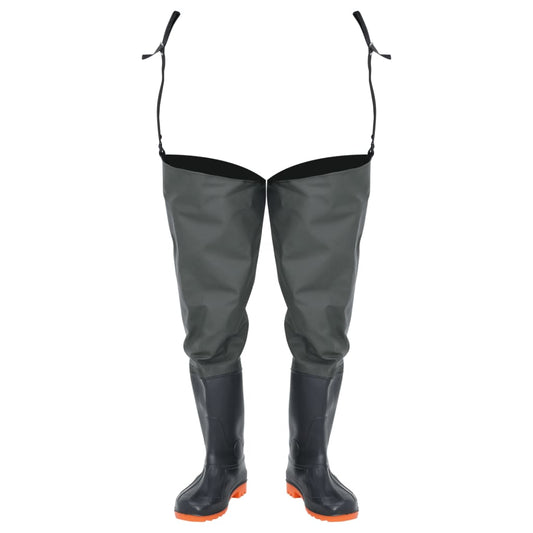 vidaXL Γαλότσες Ψηλές Σκούρες Πράσινες Μέγεθος 42