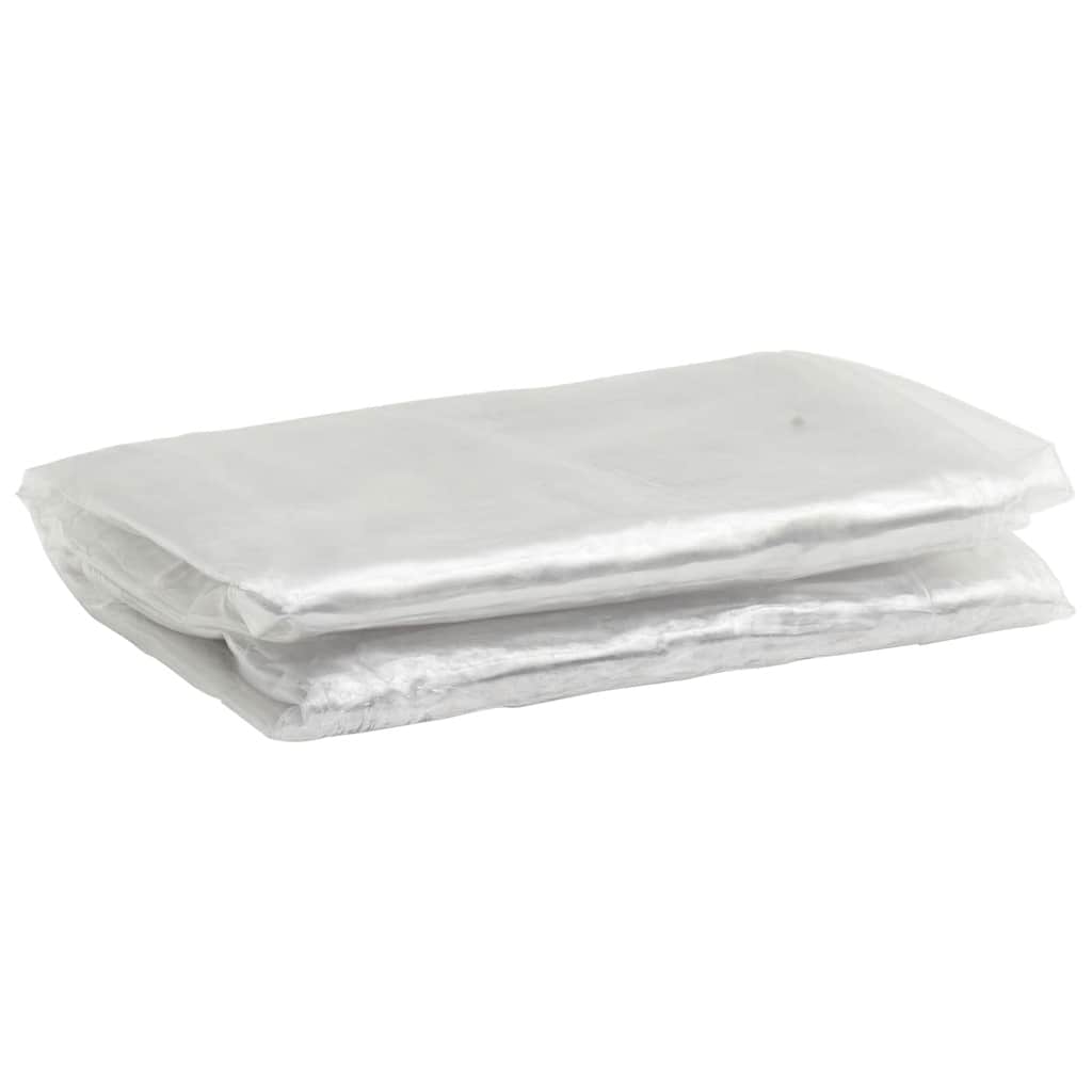 vidaXL Σαφής μουσαμάς με οπές 2x3 m PVC