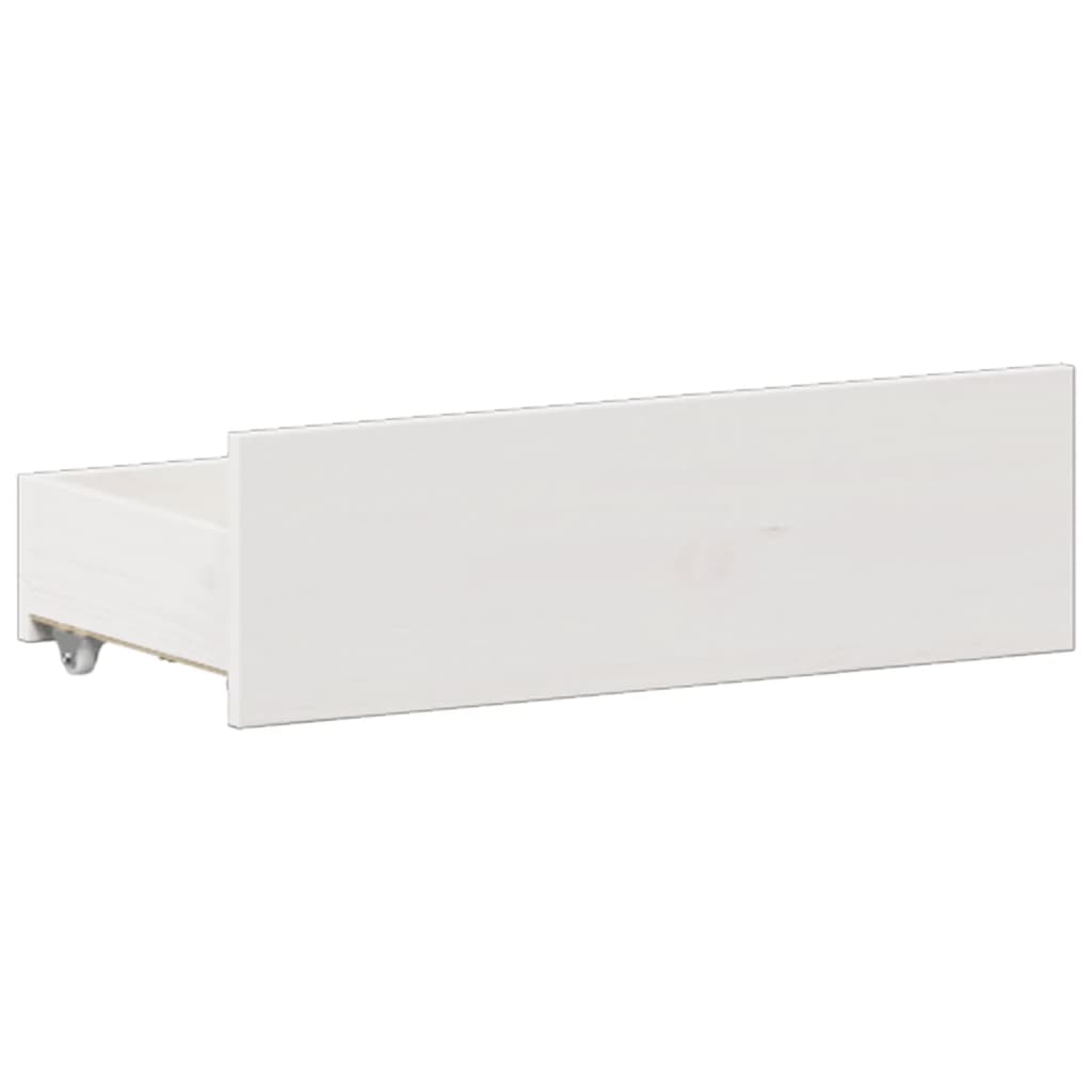 vidaXL Κρεβάτι Βιβλιοθήκη Χωρίς Στρώμα 180x200 εκ Μασίφ Ξύλο Πεύκου