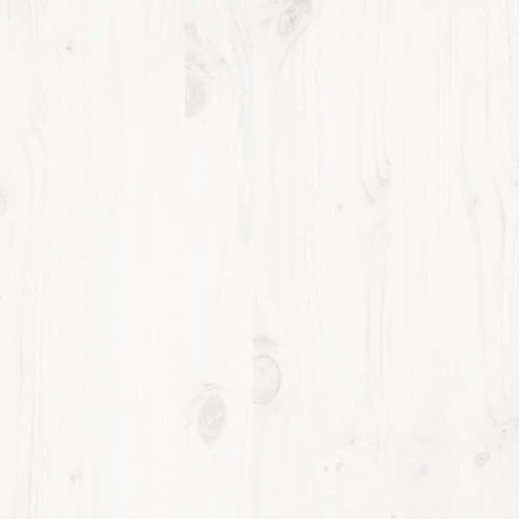 vidaXL Σκελετός Κρεβ. Χωρίς Στρώμα Λευκό 160x200 εκ Μασίφ Πεύκο