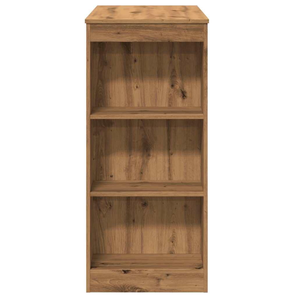 vidaXL Τραπέζι Μπαρ με Ράγες Δρυς 95x47x103,5 εκ. Επεξεργ. Ξύλο