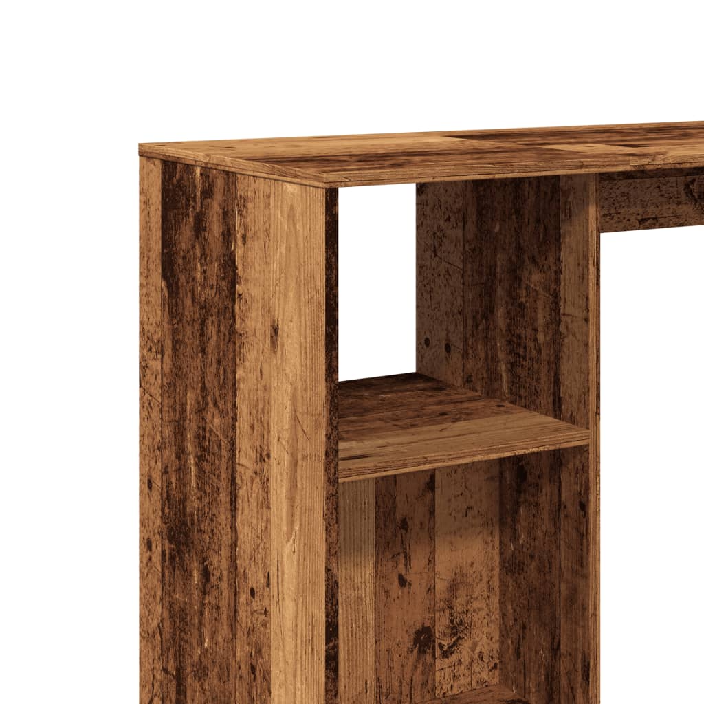 vidaXL Τραπέζι Μπαρ με Ράγες 124x46x103,5 εκ. Επεξεργ. Ξύλο