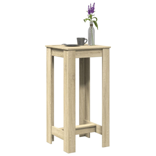 vidaXL Τραπέζι Μπαρ Sonoma Δρυς 51x50x103,5 εκ. Επεξ. Ξύλο