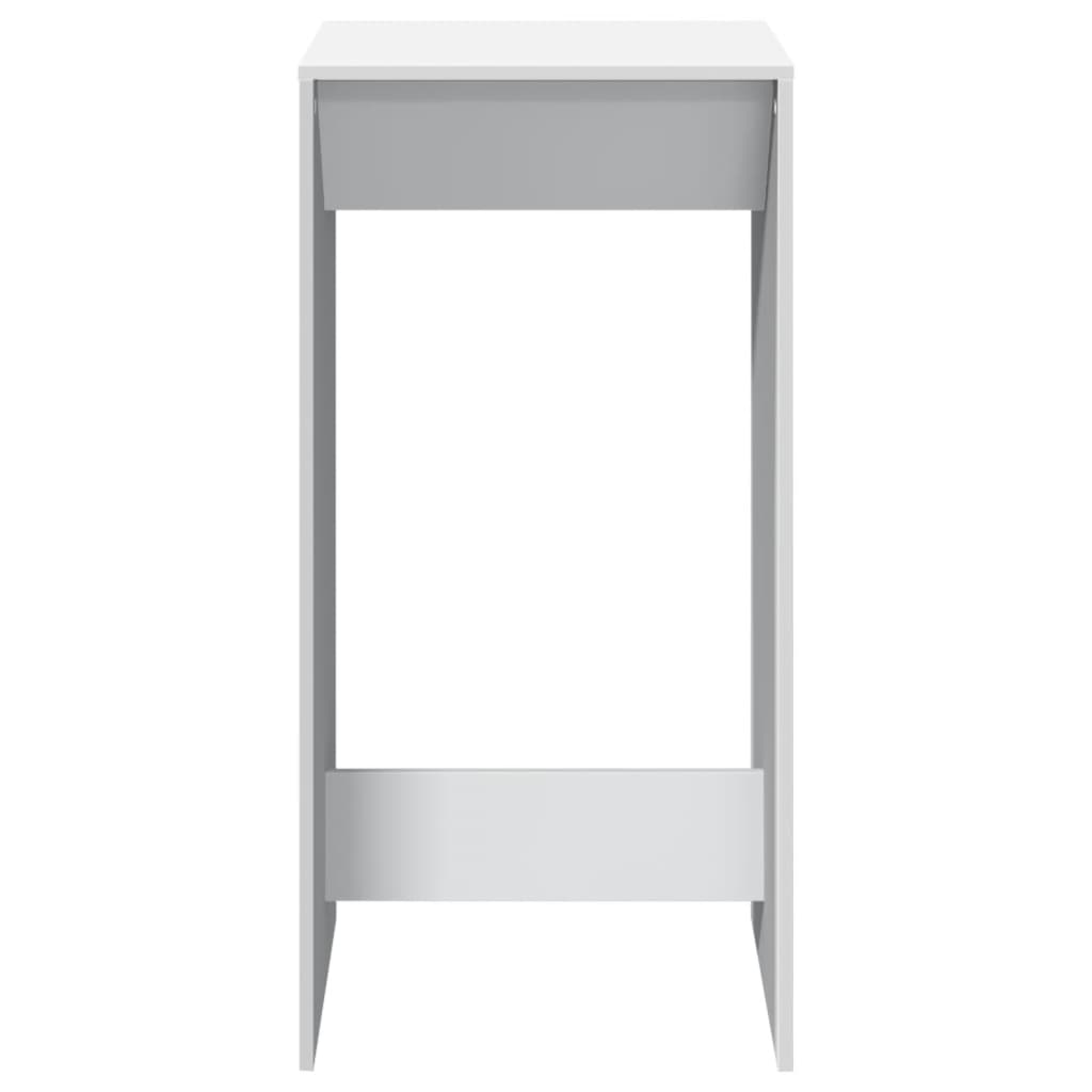 vidaXL Τραπέζι Μπαρ Λευκό 51x50x103,5 εκ. Επεξ. Ξύλο
