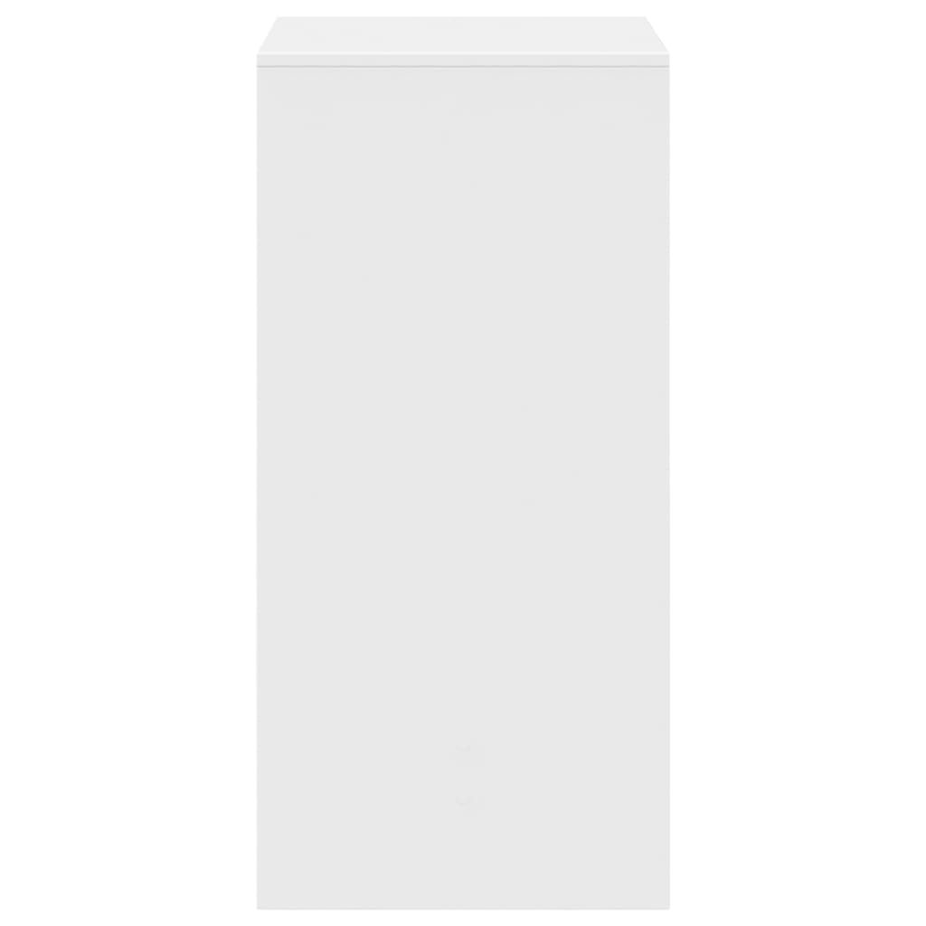 vidaXL Τραπέζι Μπαρ Λευκό 51x50x103,5 εκ. Επεξ. Ξύλο