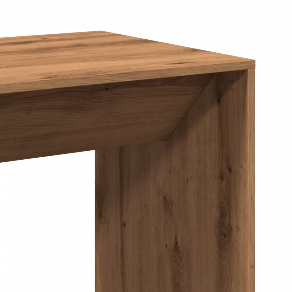 vidaXL Τραπέζι Μπαρ Αρτισιανή Δρυς 51x50x103,5 εκ. Επεξ. Ξύλο
