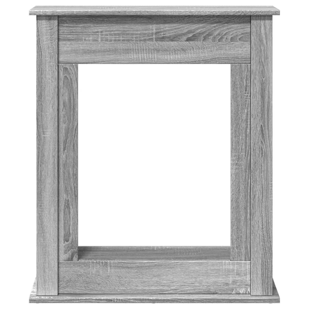 vidaXL Πλαίσιο Τζακιού Γκρι Sonoma 75x20x87,5 εκ. από Επεξ. Ξύλο