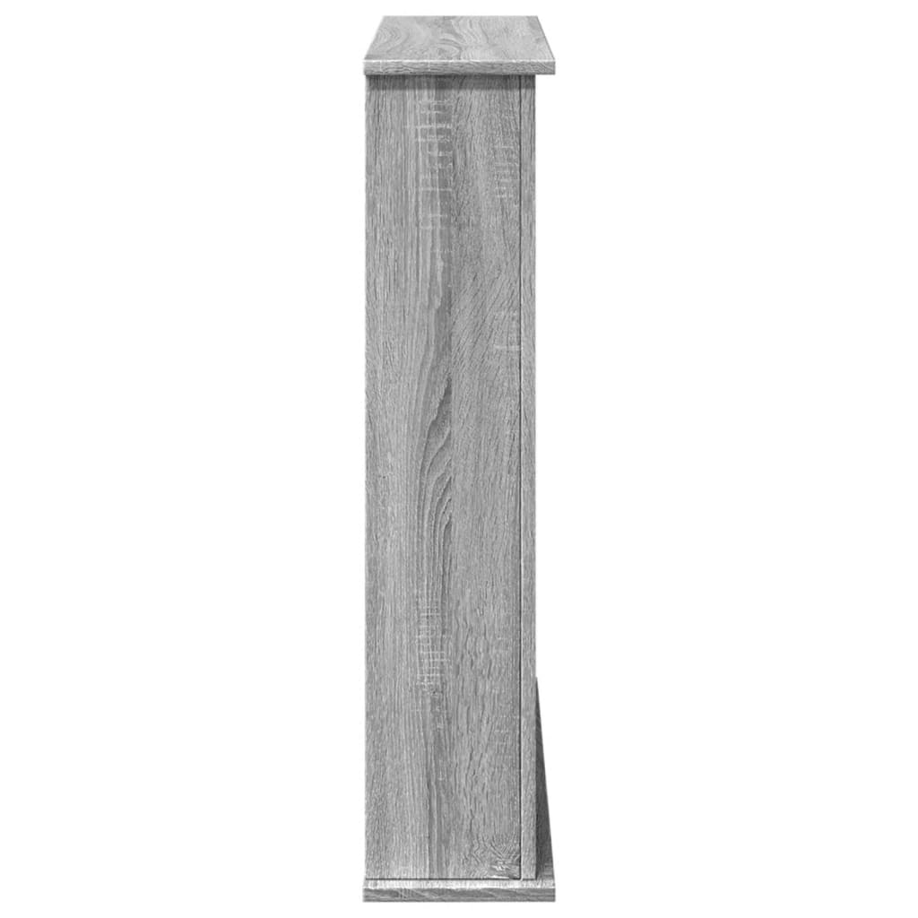 vidaXL Πλαίσιο Τζακιού Γκρι Sonoma 75x20x87,5 εκ. από Επεξ. Ξύλο