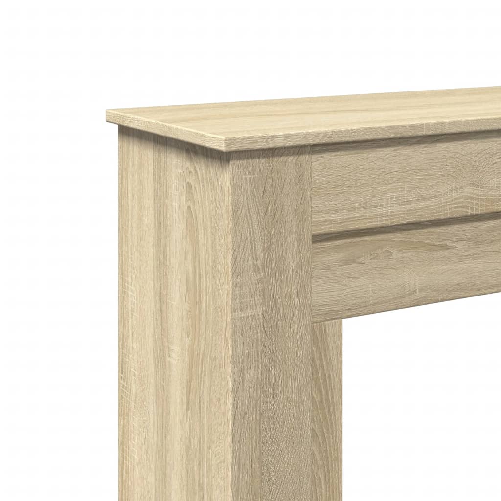 vidaXL Πλαίσιο Τζακιού Sonoma Δρυς 90x30x90 εκ. από Επεξ. Ξύλο