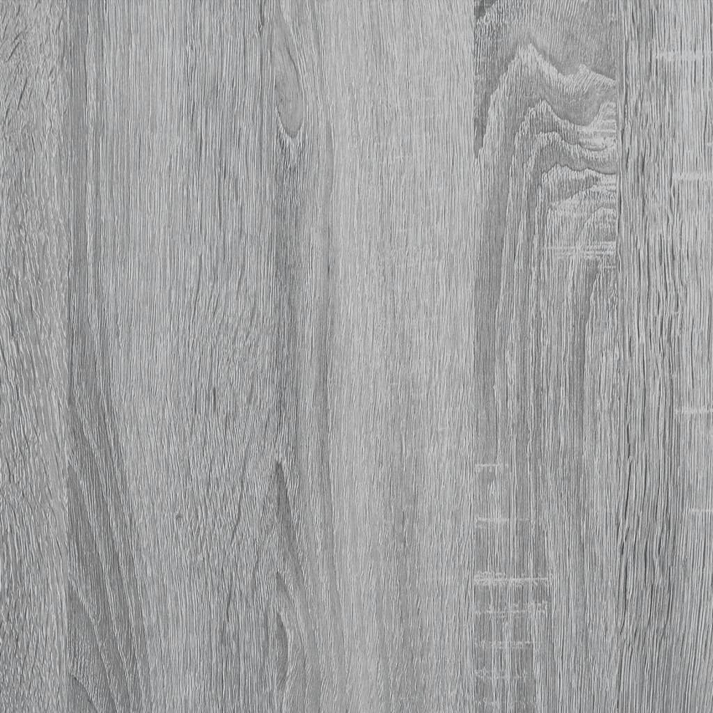 vidaXL Πλαίσιο Τζακιού Γκρι Sonoma 90x30x90 εκ. από Επεξ. Ξύλο