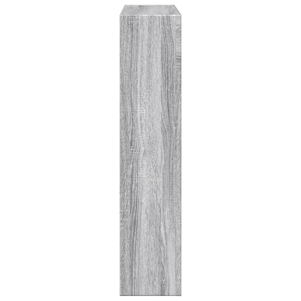 vidaXL Πλαίσιο Τζακιού Γκρι Sonoma 81x18x82 εκ. από Επεξ. Ξύλο