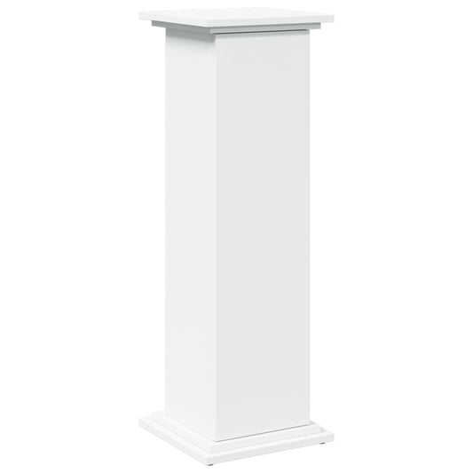 vidaXL Βάση Οθόνης με Αποθ. Λευκή 31x30x90 εκ. Επεξεργασμένο Ξύλο