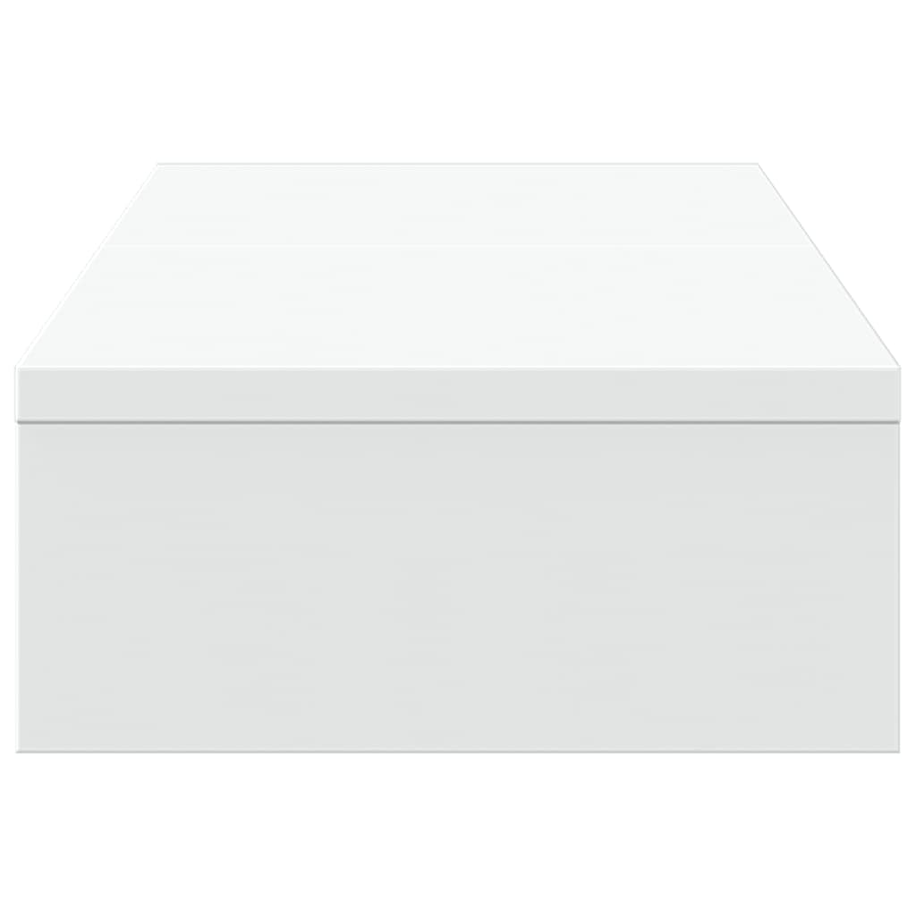 vidaXL Βάση Οθόνης Ρυθμιζόμενο Λευκό 60x24x10,5 εκ. από Επεξ. Ξύλο