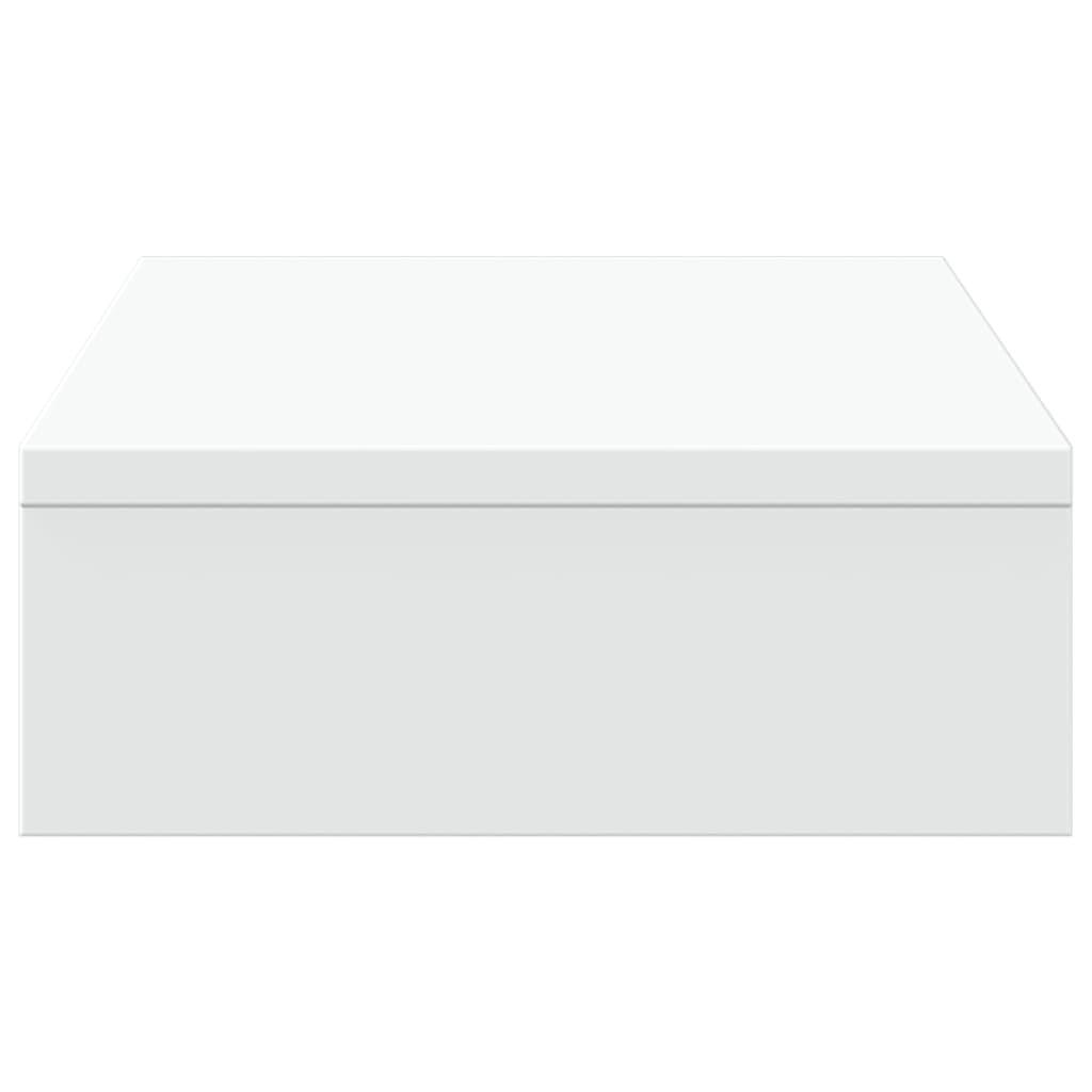 vidaXL Βάση Οθόνης Λευκή 50x27x10 εκ. από Επεξ. Ξύλο